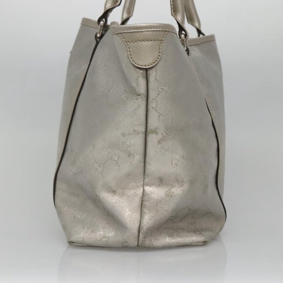GUCCI GG implementation Tote Bag Silver Auth - Picture 5 of 16